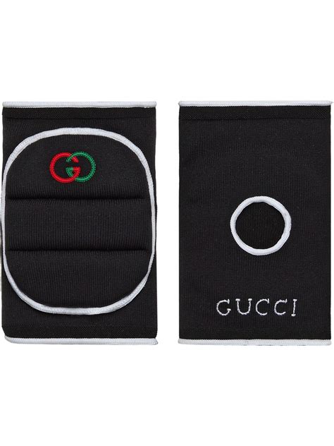 gucci kneepads|Gucci Embroidered Logo Kneepads .